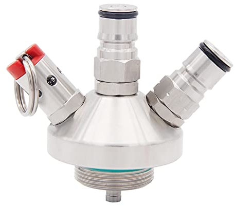 ATUMY Heimbrau-Sets Druckminderer 2/3,6/4 / 5L Mini-Fass aus Edelstahl mit Schraubverschluss, einwandig, nachfüllbar, tragbar(Spear 1)