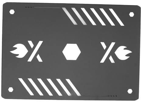 SPYMINNPOO Top de Table de Poêle, Planche D'assiette Extérieure en Alliage en Aluminium Léger, Accessoire de Cuisine de Camping en Plein Air