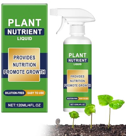 Concime Liquido Per Piante, Nutriente Liquido Spray Per Piante, Accessori Da Giardino Naturali Multiuso Per Orto Frutta Fiori E Piante D Appartamento Crescita In Giardino 120 Ml