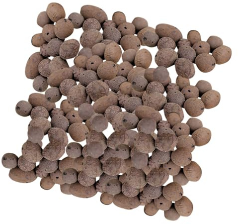 CIYODO Ceramsite Drenante per Piante 1 kg Argilla Espansa Porosa e Traspirante per Drenaggio e Coltivazione Pietre Decorative per Vasi e Giardinaggio