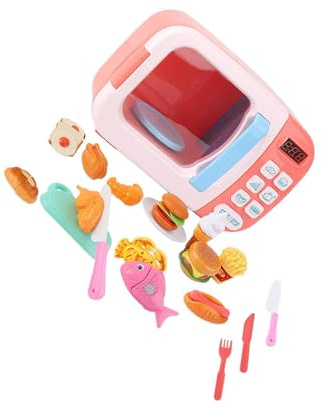 RCGOFOLLOW Cuisine Miniature pour bébé avec Mini pour Micro-Ondes, idéale pour Les Petites Filles. Découvrez l'expérience de la Cuisine Miniature pour bébé avec ce Mini pour Micro-Ondes. ,