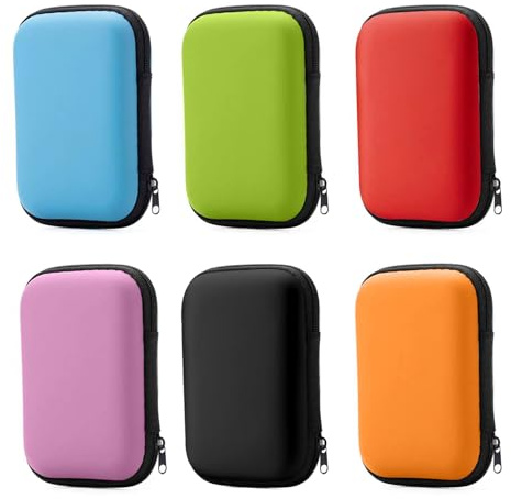 6 Pz Scatola Porta Carte da Gioco, Custodia Carte da Gioco, Scatole per Cartes da Giocos, Scatola Portaoggetti per Cartes Collezionabili(6 Colori, 11 x 8 x 4 cm)