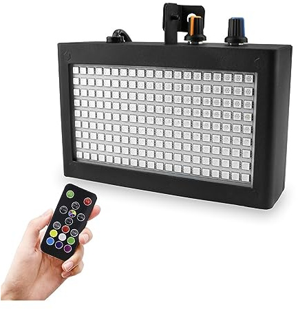 ZADCCS Luci da palcoscenico, 180 LED Strobe Flash Light Controllo del suono Attivato Velocità regolabile Stage Disco DJ Home Party Ktv Wedding Lighting Effect