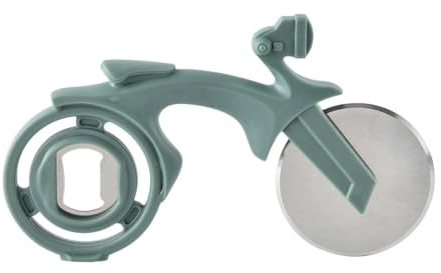 Tagliapizza in Acciaio - Divertente Gadget da Cucina a Forma di Bicicletta - Rotella Tagliapizza Da Cucina E Forno | Per Pasta, Torte, Dessert, Dolci, Pizza, Cottura, Home Bakery, Festa di