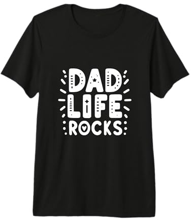 Dad Life Rocks Lustiger Familienhumor für Väter Premium T-Shirt