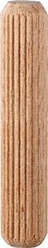 kwb Dowel in legno 6 x 30 mm 028160 (50 pezzi, legno di faggio, costine, gesto)