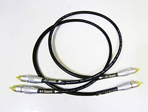 Van Damme Black Ultra X Audio Analogue Interconnect 0.5 Metre Pair