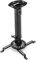 deleyCON Soporte Universal para Proyector - Inclinación ±15° - Giro 360° - hasta 13,5 kg - Altura Ajustable 380-580 mm - Guía de Cables - Negro