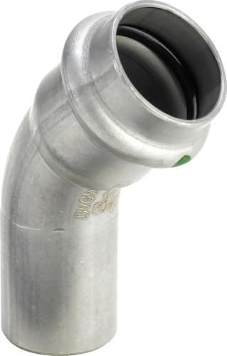 Viega Sanpress gebogene 2326.1 – 45 ° 2326.1 Durchmesser 22 mm Edelstahl