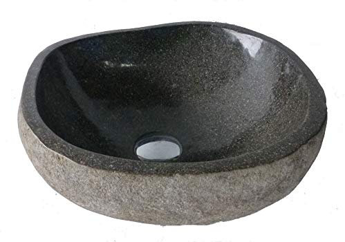 Exotica-import.Vasque lave-main à poser en pierre naturelle 30cm. VENDEUR FRANCAIS. Choix sur PHOTOS envoyées suite à votre commande avec les DIMENSIONS. Pour salle de bain.