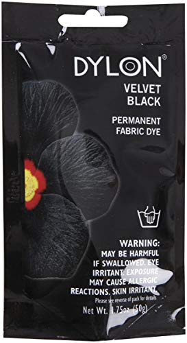 Dylon Velvet Black Nvi Hand Dye Sachet - 1200400112 (5 LOTS)