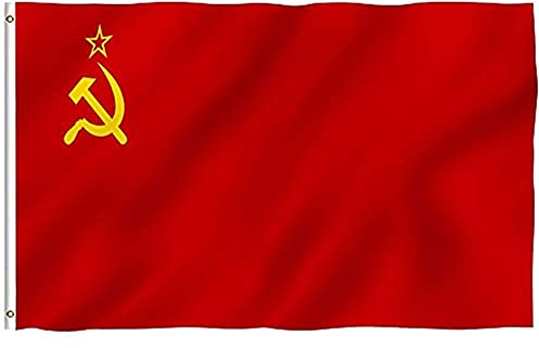 DIVISTAR URSS (1955-1991) Bandiera in poliestere, 90 x 1,5 m.
