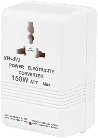 Convertidor de Tensión Ascendente y Descendente150 W Convertidor de Voltaje Elevador Y Descendente de 110V A 220V SW-S11 Transformador Doble de 150W Para PequeñOs ElectrodoméSticos Durante
