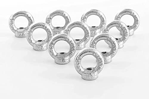 Ringmutter/Ösenmutter M10 DIN 582 Stahl verzinkt Ringmuttern - 10 Stück