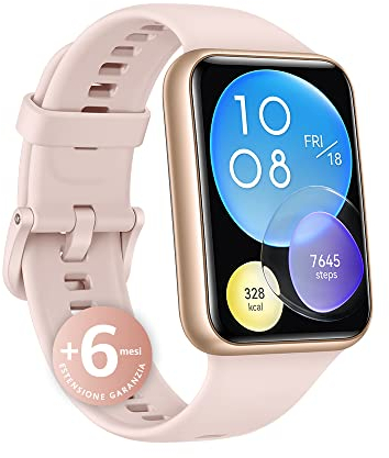 HUAWEI Watch Fit 2 Smartwatch, Display Fullview Da 1.74 Pollici, Chiamate Blutooth Al Polso, Monitoraggio Della Salute 24 H, Spo2, Gps, Allenamenti Guidati, Sakura Pink