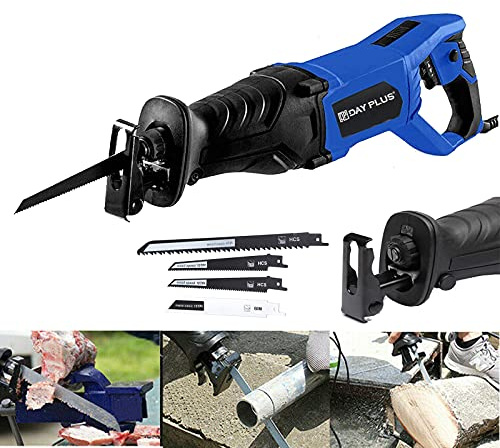 900W Reciprocating Saw 230V Variable Speed, Electric Sabre Saw, Recip Saw Tool Free Blade Change,Variable Speed, Saw Blades