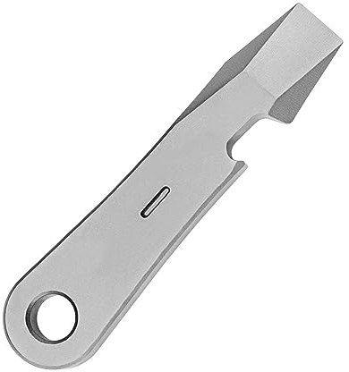 Hamans Mini pied-de-biche multifonction en titane avec décapsuleur, porte-clés