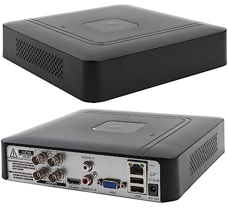 4 Canali 4CH Sicurezza CCTV AHd CVI/TVI/DVr NVR 5 in 1 Videoregistratore in Tempo Reale 100-240V (Norma europea 100-240 V)