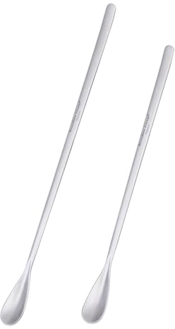 Boundless Voyage 9Inch/7.6 Inch Long Handle Coffee Spoon Titanium Iced Tea Spoons Small Spoons for Dessert, Latte Coffee, Espresso, Hot Chocolate (S+L Set)