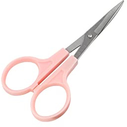 BJFSEAFN Kitchen Scissors Embroidery Scissors Cross Stitch Warp Head Tilt Up Scissors Cutter Cutting Shears Craft Sewing Tailor Thread Scissors(3.5inch/9.7cm)