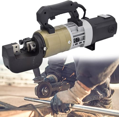 GESAIDES Elektrischer Hydraulischer Bewehrungsschneider, 1800 W, mit Austauschbaren Klingen, Schnittgeschwindigkeit 2–5 s, mit leichterem Rahmen aus Luftfahrt-Aluminiumlegierung,8to32mm