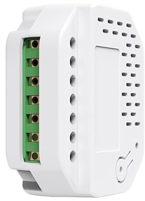 DNMBVQJB Smart HomeKit WiFi Interruptor de Pared DIY interruptores de luz Inteligentes 2 vías Relé inalámbrico módulo de automatización Trabajo(1PCS Non-HomeKit)