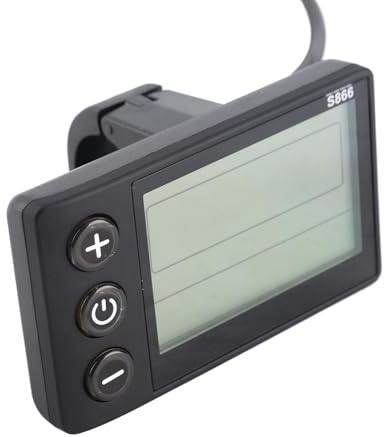 Ordinateur de Vélo, Ordinateurs Cyclables Affichage du Vélo électrique Affichage LCD, 24V 36V 48V Panneau de Configuration de Scooter électrique avec Bouchon SM