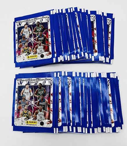manuelkant 25 Promobeutel für die Sammelkartensammlung NBA Sticker Collection 2024 2025