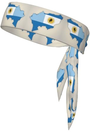 Män kvinnor Uruguay flagga Map01 svettband sport pannband män träning löpning pannband atletisk unisex hårband