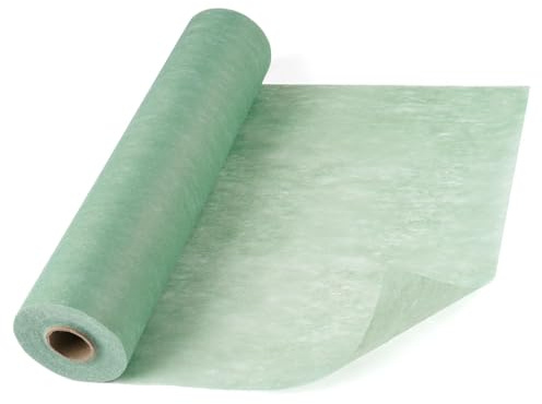 Vlies Tischläufer Salbeigrün, 30cm x 25m Tischdecke Rolle, Eukalyptus Grün | für Taufe, Kommunion, Konfirmation, Jugendweihe, Geburtstage, Hochzeit Party Tischdeko