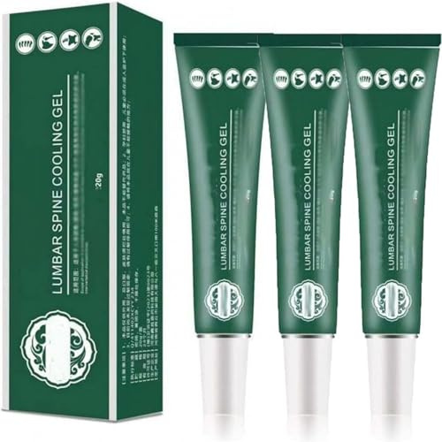 Gel per impacchi freddi di tipo lombare, gel massaggianti lenitivi, ad azione rapida, per tutti i tipi di pelle (3pcs)