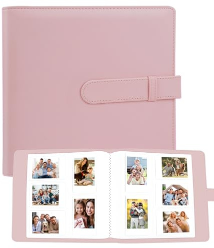 360 Taschen Fotoalbum für Fujifilm Instax Mini LiPlay 11 90 70 12 9 8+ 8 7S Kamera/Mini Link SP-1 Drucker, Polaroid SnapTouch PIC-300 Z2300 Mint Zip Instant Camera Printer (Pink)