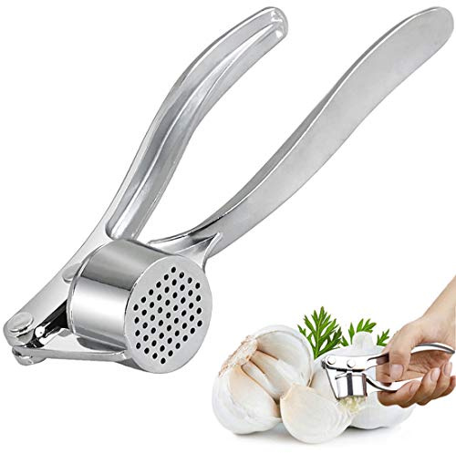 Spremiaglio manuale professionale in acciaio inox, tritacarne aglio per uso in cucina, facile da spremere e pulire, antiruggine e lavabile in lavastoviglie