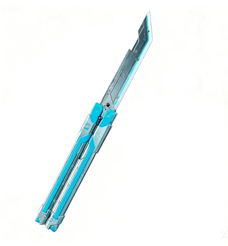 AEIXYA 1 Teilige Valorantes Einzigartigkeit Messer, Rgx11Zpro,Butterfly Messer Spielzeug.(Blau)