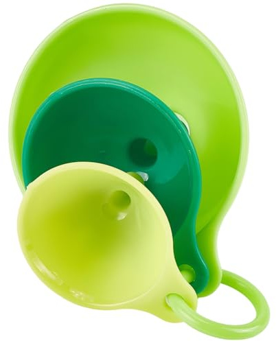 BEAMARKER Juego de Embudos de Cocina (3 unidad, Pequeños Y s), de Plástico, con Anilla para el Mango, para Llenar Botellas, Transferir Líquidos, Ingredientes Secos, Aceites, Mezclas de Especias, Locio
