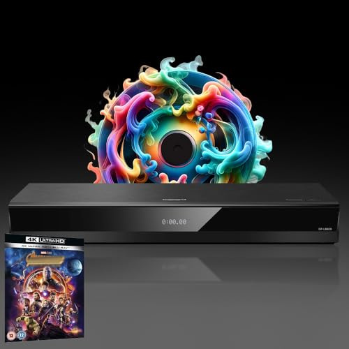 MULTIREGION Blu-ray Player Compatible with Panasonic DP-UB820 MultiRegion for DVD Blu-ray Region B - DVD Regions 1-8 - Bundle Including Aveng3rs Infinity War 4K UHD Disc