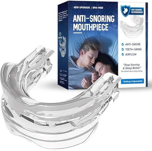 Anti Snoring Devices, Snoring Aids for Men and Women, Prevent Bruxism & Snore, Safe Comfortable for All Mouth, 1 Count (Pack of 1)
