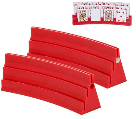 Spelkortshållare För Barn 2 Stycken Magnetisk Expanderbar | Spelkortsspelställ För Tonåringar, Vuxna, Samlare, Nybörjare, , Spelrum, Barer, Klubbar, Familjekvällar, Fester Och