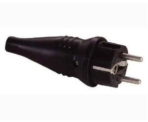 Gummi Schukostecker schwere Ausführung