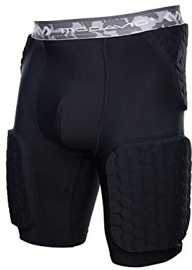 Mcdavid Gepolsterte Kompressionsshorts Strumpfhose mit Polstern Hüfte Steißbein Oberschenkelpolster
