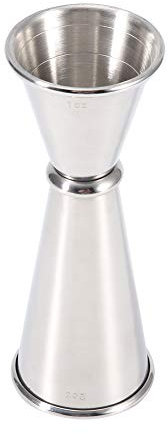 Jigger para coctelería, Jigger de cóctel, barra medidora de acero inoxidable 304 de primera calidad, Jigger de cóctel, herramienta para vino con escala de 60 ml, Jigger de taza medidora