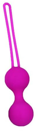 Bolas chinas | Bolas vaginales | Bolas Kegel para ejercicios de suelo pélvico | Dispositivo de Rehabilitación y Musculación | Juguete sexual para mujeres | juguete íntimo (Púrpura, M)