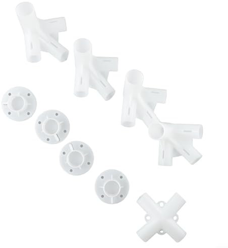 Für Pavillon Markise Zelt Ersatzteile Set von 9x Füßen, Eckverbinder, Mittelverbinder Zubehör