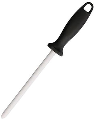 TopHomer 1 st keramisk slipstång, 250 mm (10 tum) professionell knivslipare verktyg honing Rod för köksknivar, honing-knivblad