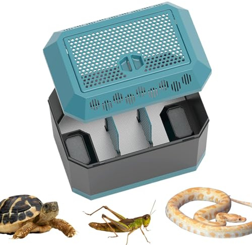 Spinnen-Terrarium – Tragbarer Schlangen-Reiseträger, Kleine Terrarien, Atmungsaktive Haustiêr-Zuchthäuser, Reptilien-Lebensraum | Funktionelles Gehäuse Für Schlange, Skorpion, Spinne, Eiḋechse, Amphib