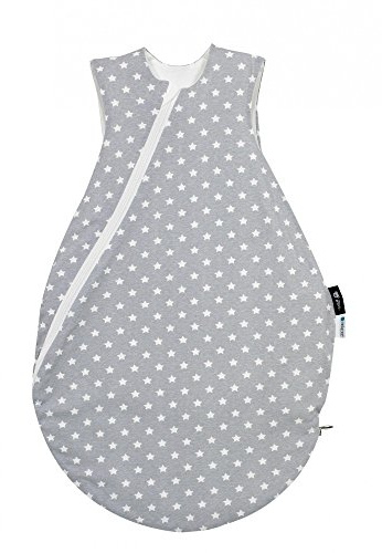 Alvi Klima-Schlafsack Sommertraum Tencel Stars, silver, 110cm
