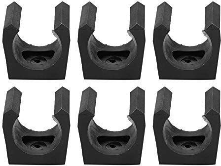 Dilwe Billard Halter, 6pcs Kunststoff Snooker Queue Lokalisierung Clip für Billard Queue-Sticks