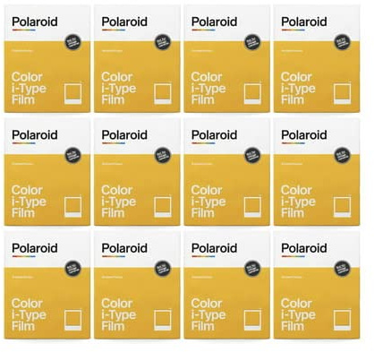 Polaroid Originals 4965 Color i-Type Film, Pellicola Istantanea ottimizzata per le fotocamere i-Type, 96 foto, 12 pezzi