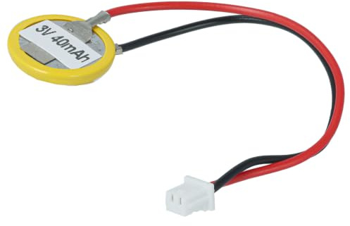 vhbw Universal BIOS-Batterie für Diverse Notebook Modellen (40 mAh, 3 V, Li-Mn)