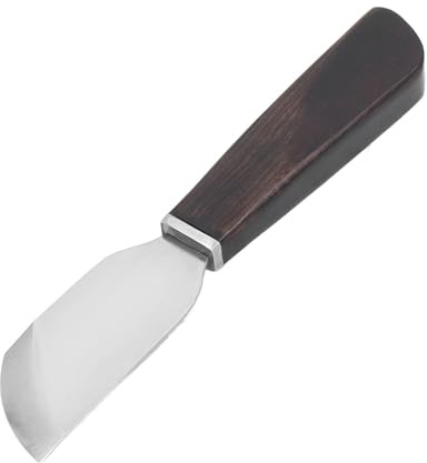 Coltello per Smussare in Pelle Coltello per Bordatura in Pelle Strumento per Smussare in Pelle Smussatore in Pelle per Pelle in Metallo per la Lavorazione della Pelle Artigianale in Pelle Fai-da-te
